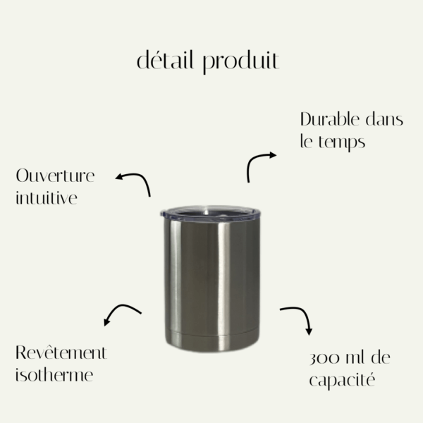 HITTO™ - Mug argenté – Image 4